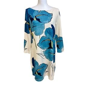 open lace back dress Navy Sundial Printed Cotton Shirtdress